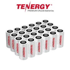 Tenergy CR123A 3V Lithium Non Rechargeable Batteries CR17345 DL123 EL123 Lot