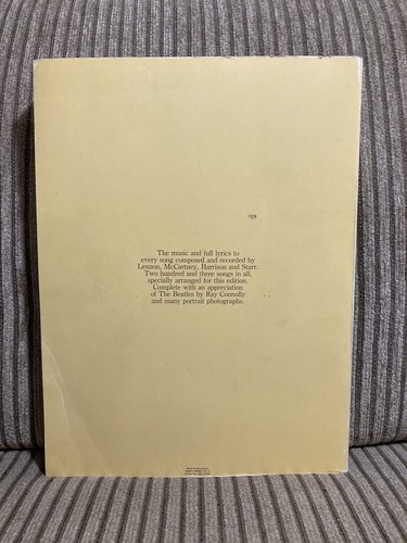 The Beatles Complete. Piano/Organ/Vocal Ed. ‘62-70. Music & Photos 1983 - Picture 2 of 3
