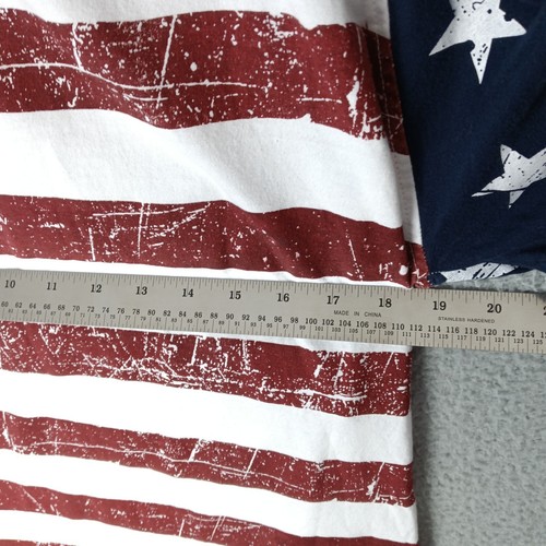 American Flag Switch Remarkable Size Youth XL Street Wear Long Sleeve Tee Shirt - Picture 5 of 8