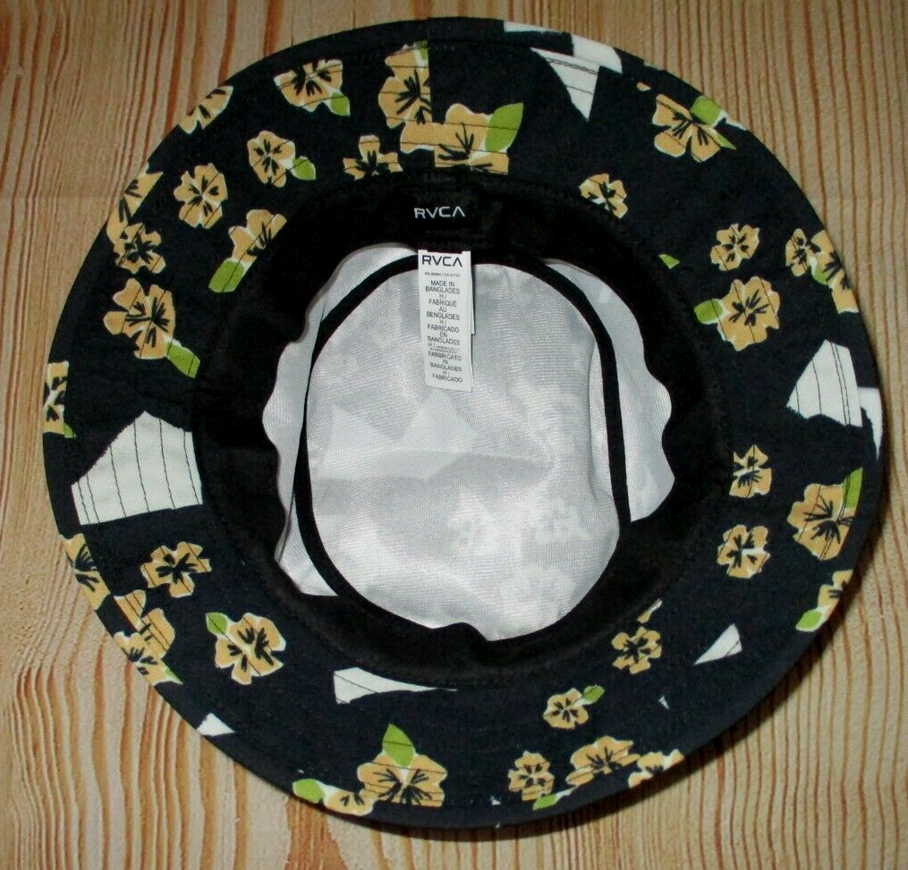 MENS RVCA FLORAL BUCKET HAT SIZE S/M | eBay display picture 1