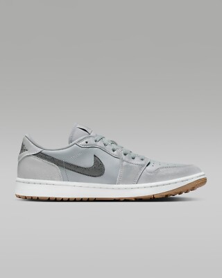 Size 9.5 - Air Jordan 1 Golf Low Wolf Grey Gum for sale online | eBay