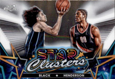 2024 Topps Cosmic Chrome Star Clusters Black / Henderson #SC-15