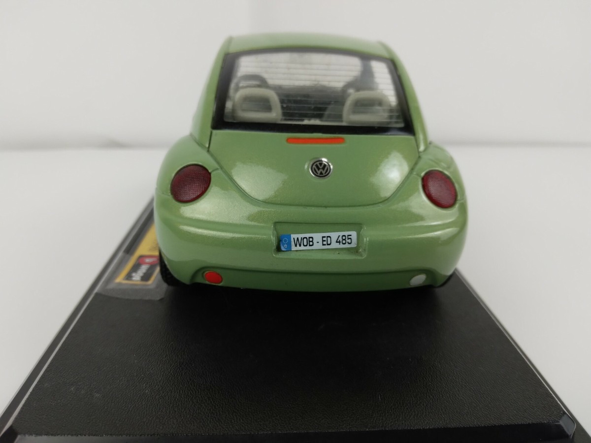 No285 ミニカー1/18GATE Volkswagen New Beetle 1998 Volkswagen New Beetle green 1/18 Made in Italy WOB-ED