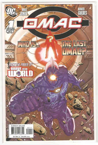 OMAC THE ONE MAN ARMY CORPS (2006 2ND SERIES) #1 SEP 2006 DC COMIC BOOK 9.4 NM