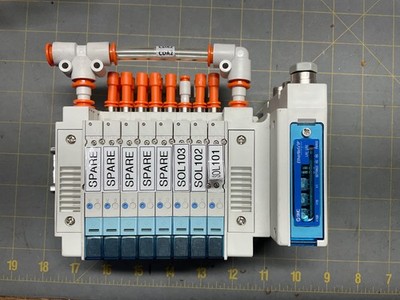 NEW SMC Ethernet/IP Module SY3100-5U1 EX260-SEN3 PNEUMATIC VALVE BANK ...