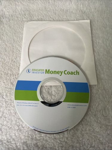 Money Coach Educated Investor PC CD ROM Software VTG 1999