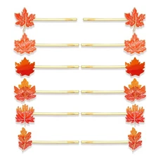YAHPERN 12PCS Fall Hair Clips for Women Thanksgiving Hairpins Harvest Turkey ...