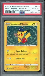 Special Delivery Pikachu SWSH074 Holo Promo