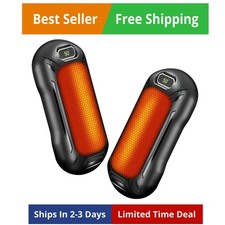 Rechargeable Hand Warmers 6000mAh - 2 Pack Portable USB Heater for Outdoors