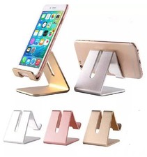 Universal Aluminum Phone Stand Desk Holder for Phones Tablets iPhone iPad
