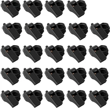 24 Pack 120Db Loud Referee Whistles with Lanyards – Heavy-Duty Black Sports Whis