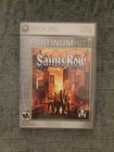 Saint's Row Platinum Hits Edition Xbox 360 Complete in Box w/ manual
