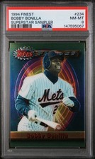 1994 TOPPS FINEST SUPERSTAR SAMPLER #234 BOBBY BONILLA PSA 8