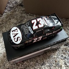 RARE 2019 John Hunter Nemechek 23 Fire Alarm Service Autographed 1/24 diecast
