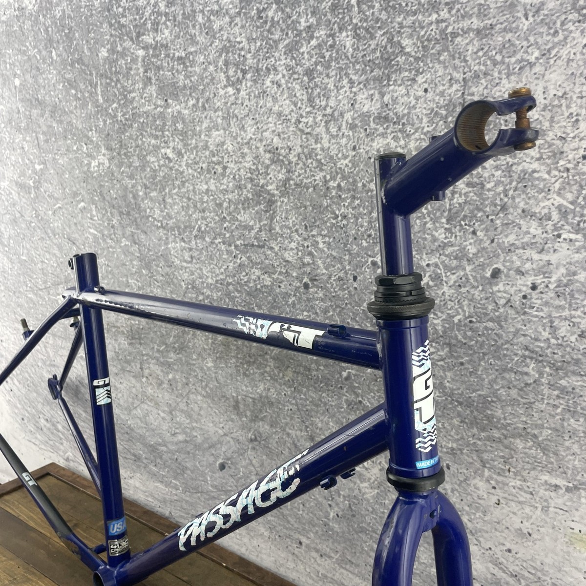 Vintage GT Passage Bike Frame Set 16.5 700c Gravel Tour Cromoly