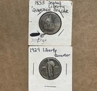 ~2 Coins~ 1853 & 1929 Silver Quarters