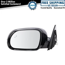 Side View Mirror Power Heated Blind Spot Texture Base LH Side for Kia Soul