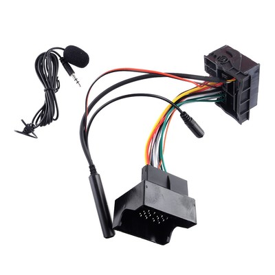 Wireless Bluetooth AUX Audio Stereo Music Adapter Mic Fit For Ford C-Max Mondeo