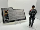 Hasbro G.I. Joe 1986 Low-Light Action Figure With File Card Vintage 3.75 ARAH