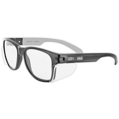 Y50 Safety Glasses for Construction | Black Frame   1 Pair, Clear Lens | Side...