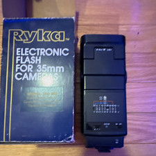 Ryka 235 Shoe Mount Strobe Flash Hot Shoe Auto Exposure Gn 22m Film Cam