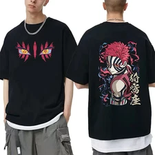 Demon Slayer Anime Shirt – Kimetsu no Yaiba Movie 2025 Shirt, Akaza 2Sided Shirt