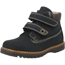 Primigi Play Navy Children's Leather Boots Antishock Cushioning Breathable