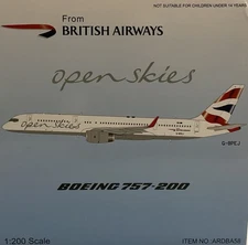 Inflight 1:200 British Airways Boeing 757-200 G-BPEJ ‘Open Skies’  ARDBA58