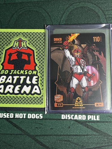 2024 Bo Jackson Battle Arena 1st Ed Draco Drake Maye Battlefoil Fire