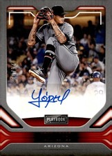 2020 Panini Chronicles #PA-YL Yoan Lopez Playbook Autographs