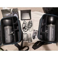 Flashpoint RL-600B 600Ws Battery Powered Strobes Pair Photography Lights Flash