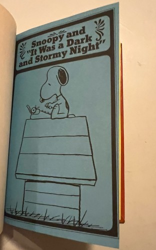 Snoopy And It Was A Dark And Stormy Night Charles Schulz First Edition Hardcover - Picture 6 of 10