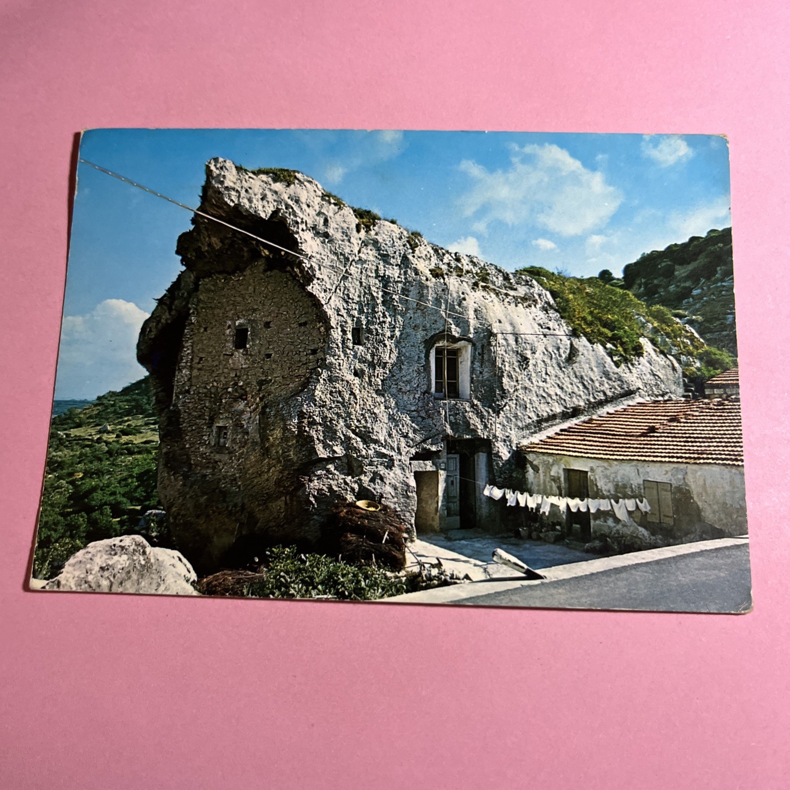 CARTOLINA A COLORI COLLEZIONE - SARDEGNA SEDINI (SS) DOMUS DE JANAS - NON VIAGG