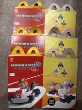 2024 McDonald s Nintendo Mario Kart 8 Deluxe Happy Meal Box Only, Acquired Flat