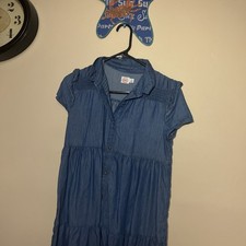 Wonder Nation Girls Cranberry Dress Red, Size Large 10-12 Plus