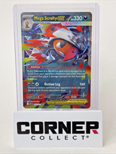 Mega Scrafty Ex 135/217 Holo Rare Card Pokemon Ascended Heroes Near Mint