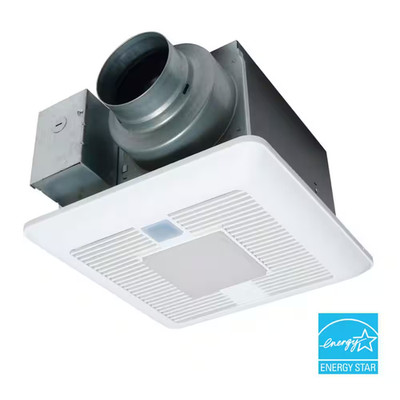Whispersense DC Fan-Led Lights Motion and Humidity Sensors Delay Timer Pick-A-Fl