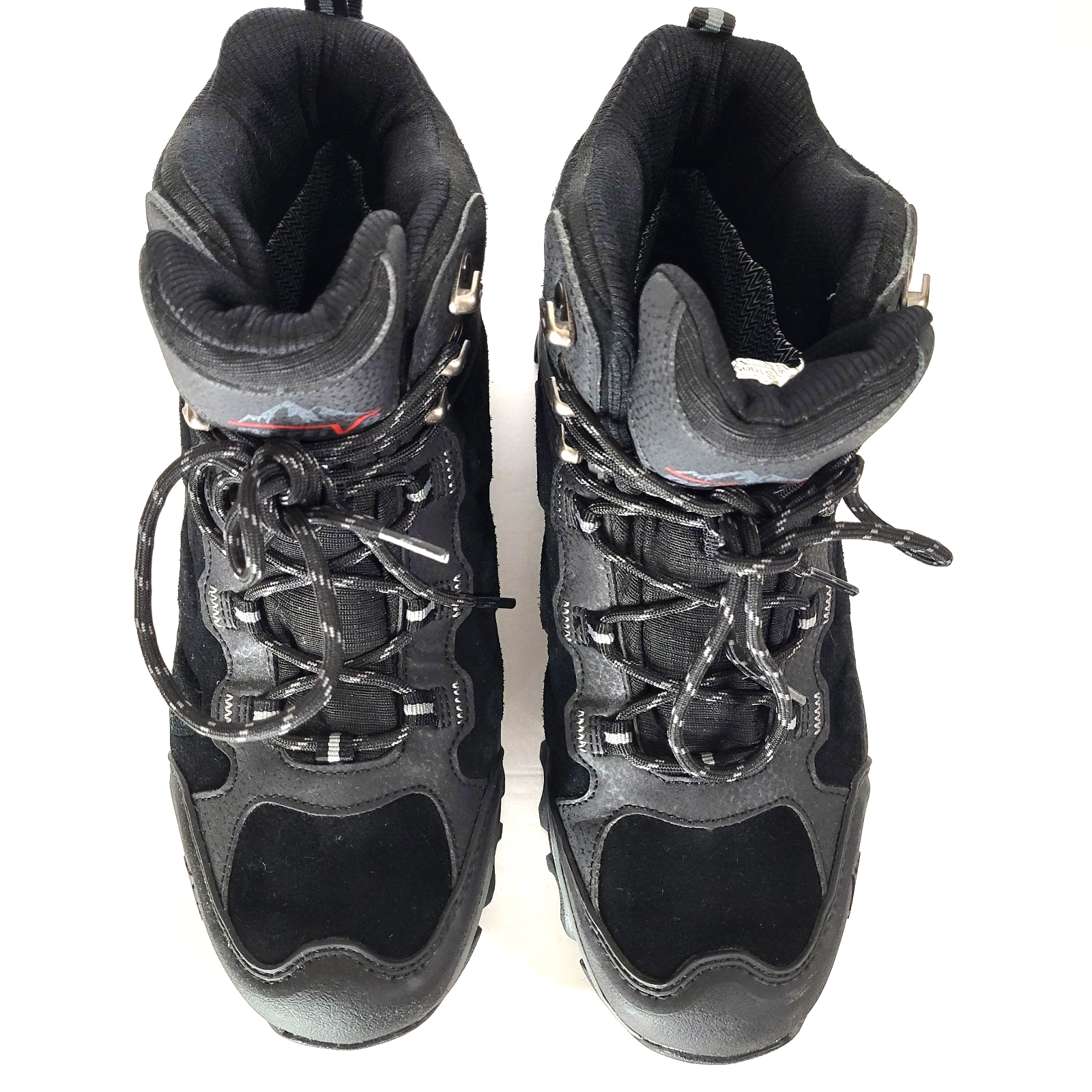 NORTIV 8 Mens Lightweight Waterproof Hiking Boots for Outdoor Trekking Size 8 Black-image