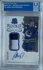 AIDAN MCDONOUGH 2023-24 The Cup /249 ROOKIE AUTO PATCH #073/249 True RC UD #134