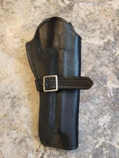 Safariland #42 OWB Black Leather Holster for Ruger Single Six Revolver 5" BBL