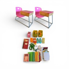 Our Generation Awesome Academy Classroom 2 School Desk Pink 18" Dolls Accessorie
