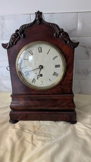 Viktorianische Single Fusee Bracket Clock. Guter gebrauchter Zustand und funktionsfähig.
