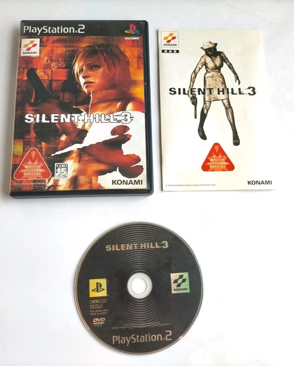 KONAMI - PS「SILENT HILL」セット Lot 5 PS1&PS2 Silent Hill 1 2 3 4 PSP Zero Konami
