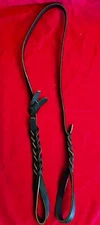 1/2" HANDMADE Latigo Braided BOSAL HANGER By Steve Guitron Of CA #2