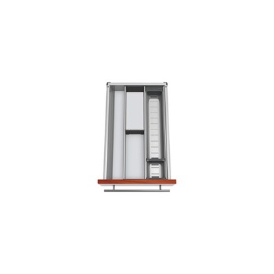 Blum Orga-Line Besteckeinsatz Facheinteilungs-Set KB 350-449mm, NL 500mm, grau