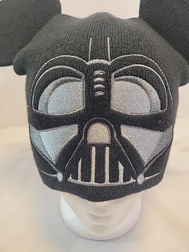 Disney Parks Star Wars Darth Vader Mickey Ohren Strick schwarz Beanie Mütze Einheitsgröße - Bild 5 von 8