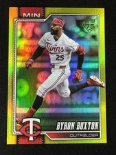 2026 Topps Series 1 Yellow Foil Byron Buxton # /399 - TWINS