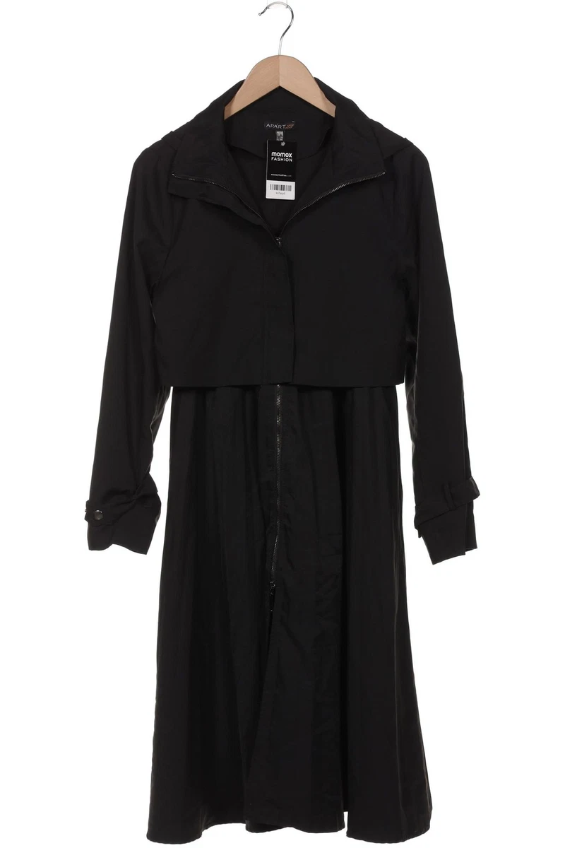APART Mantel Damen Jacke Parka Gr. 34 Schwarz #mt3umzs