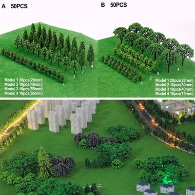 Bäume Modellmodelle grün Landschaft Landschaft Maßstab Modelleisenbahn Eisenbahn