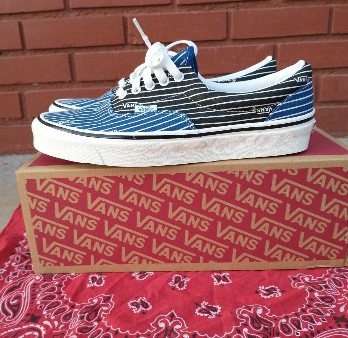 Vans Original Era 95 DX Anaheim OG Men 9 D Sneaker Pinstripe